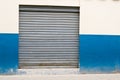 Closed storefront in downtown Royalty Free Stock Photo