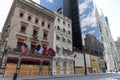 Stores on Fifth Avenue in Midtown Manhattan with Boarded Up Windows after George Floyd Protests