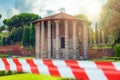 Closed Temple of Vesta, Rome, Italy Royalty Free Stock Photo