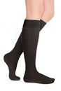 Closed toe calves. Compression Hosiery. Medical stockings, tights, socks, calves and sleeves for varicose veins and venouse therap Royalty Free Stock Photo