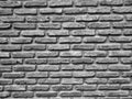 Closed up black and white bricks wall texture Royalty Free Stock Photo