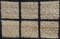 Closed Up of Paid Pattern of Basket Weave Texture Royalty Free Stock Photo