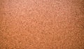 Closed up of panoramic brown cork board texture for banner background Royalty Free Stock Photo