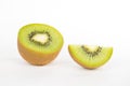 Closed up sliced kiwi fruit Royalty Free Stock Photo