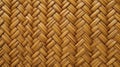 Closed up of wood rattan texture background. Generative AI