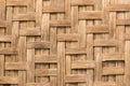 Close up of wood weave craft textured background Royalty Free Stock Photo