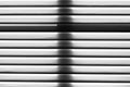 Closed venetian blind