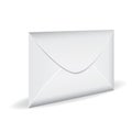 Closed white mail envelope