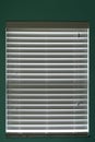 Closed window blinds