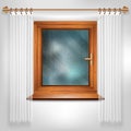 Closed window Royalty Free Stock Photo