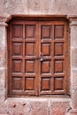 closed ancient door