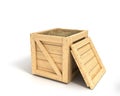 Closed wooden box Royalty Free Stock Photo
