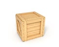 Closed wooden box