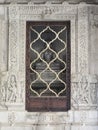 The Closed Wooden Door of An Ancient Jainism Temple