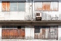 Closed wooden windows Royalty Free Stock Photo