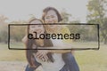 Closeness Comfort Happiness Relationship Love Concept Royalty Free Stock Photo