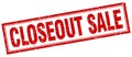 closeout sale stamp