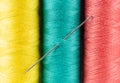 Closep colorful sloops of threads and a needle