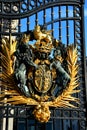 A Closer Look at Buckingham Palace Gates Royalty Free Stock Photo