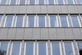 Closer up view at modern facades of business buildings found in northern europe