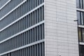 Closer up view at modern facades of business buildings found in northern europe Royalty Free Stock Photo