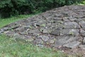 Closer view of Stone Mound at Fort Ancient