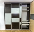 Closet with sliding doors