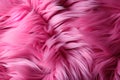 closeup abstract background texture of fluffy fur of bright orange color Royalty Free Stock Photo