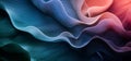 Closeup abstract flower petals or nature pattern color background.exotic wallpaper in painting style.wavy wave art shape