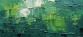 Abstract green colorful multicolored art painting texture, pallet knife paint on canvas ( Generative Ai Royalty Free Stock Photo