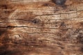 Closeup of Aged Solid Old Wood Slat Rustic Shabby Brown Background Vintage Grunge Texture with Faded Wooden Board Generative AI