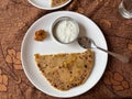 Aloo Paratha Indian Potato stuffed Flatbread