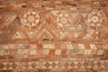 Ancient Brick Wall Bologna Italy - Basilica of Santo Stefano or the Seven Churches Royalty Free Stock Photo
