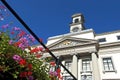 Closeup of ancient Dutch city hall in Dordrecht Royalty Free Stock Photo