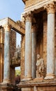 Closeup of Antique Roman Theatre Royalty Free Stock Photo