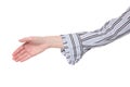 Closeup of arm - handshake Royalty Free Stock Photo
