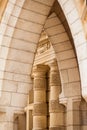 Closeup of an Arras city hall facade