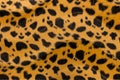 Closeup artificial tiger skin pattern Royalty Free Stock Photo