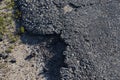 Closeup Asphalt Road