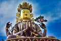 Closeup of Avalokiteshvara chenrezig statue from Pelling Skywalk