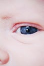 Closeup baby eye Royalty Free Stock Photo