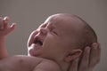 Closeup Of Baby Girl Crying Royalty Free Stock Photo