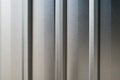 Closeup of background Detail of texture of aluminium wall Royalty Free Stock Photo