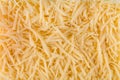 Closeup background texture grated cheese Royalty Free Stock Photo
