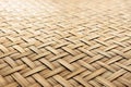 Closeup bamboo weave