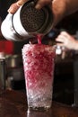 Preparing a granita