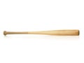 Closeup of baseball bat isolated on white background Royalty Free Stock Photo