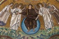 Closeup of the Basilica of San Vitale dome painting in Ravenna, Italy Royalty Free Stock Photo