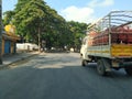 Closeup of Beautiful Asphalt Road view of Gorgunte Palya to Nandini Layout Bridge near Raj Kumar Samadhi, Outer Ring Road