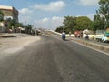 Closeup of Beautiful Asphalt Road view of Gorgunte Palya to Nandini Layout Bridge near Raj Kumar Samadhi, Outer Ring Road